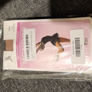 Mondor Over the Boot Light Tan Skate Tights - Large